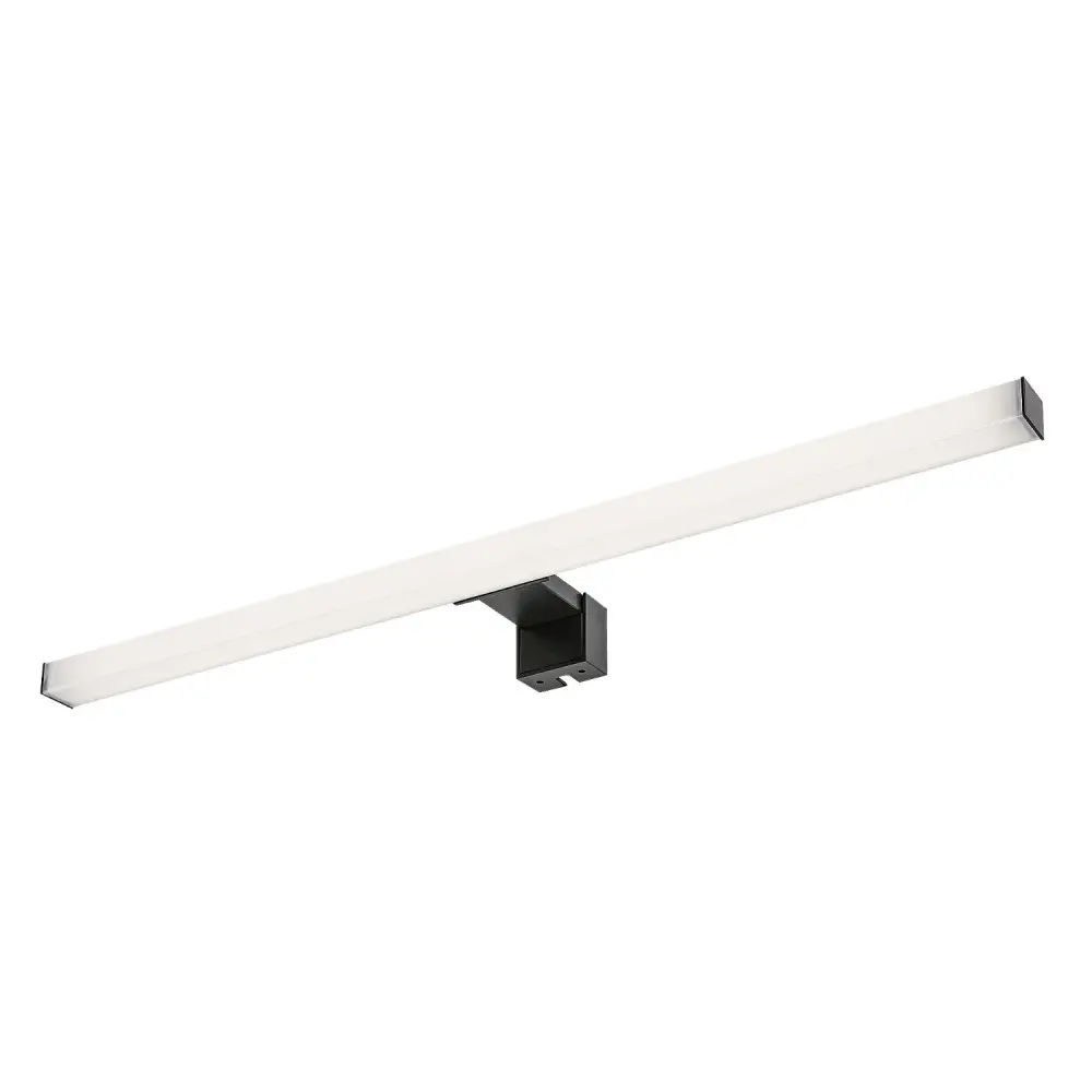 Rabalux bathroom lamp, power 9W, genuine white 4000K, IP44. black, Oliro