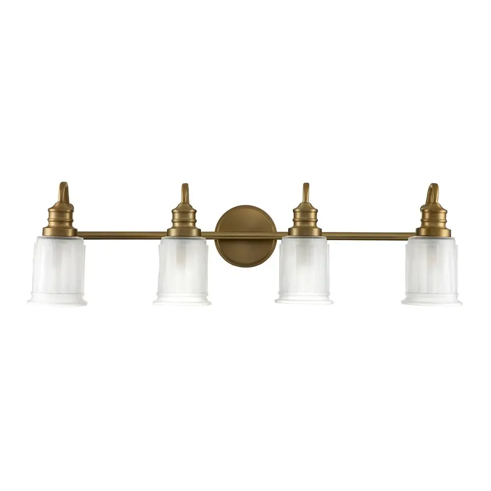 Water Saving Quoizel Swell 4 Light Wall Airy - Brass