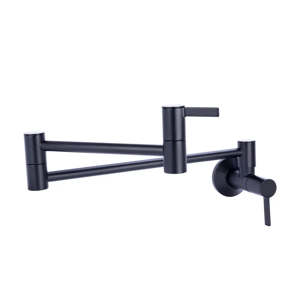 Palais Royal Modern Pot Filler Kitchen Faucet Dull Black