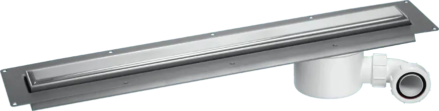 McAlpine CD900-O-P Polished Stain-proof Steel Slimline Channel Drain - 848mm