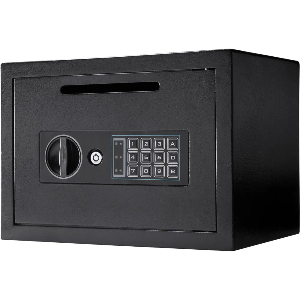 Compact Keypad Depository Secure - Black