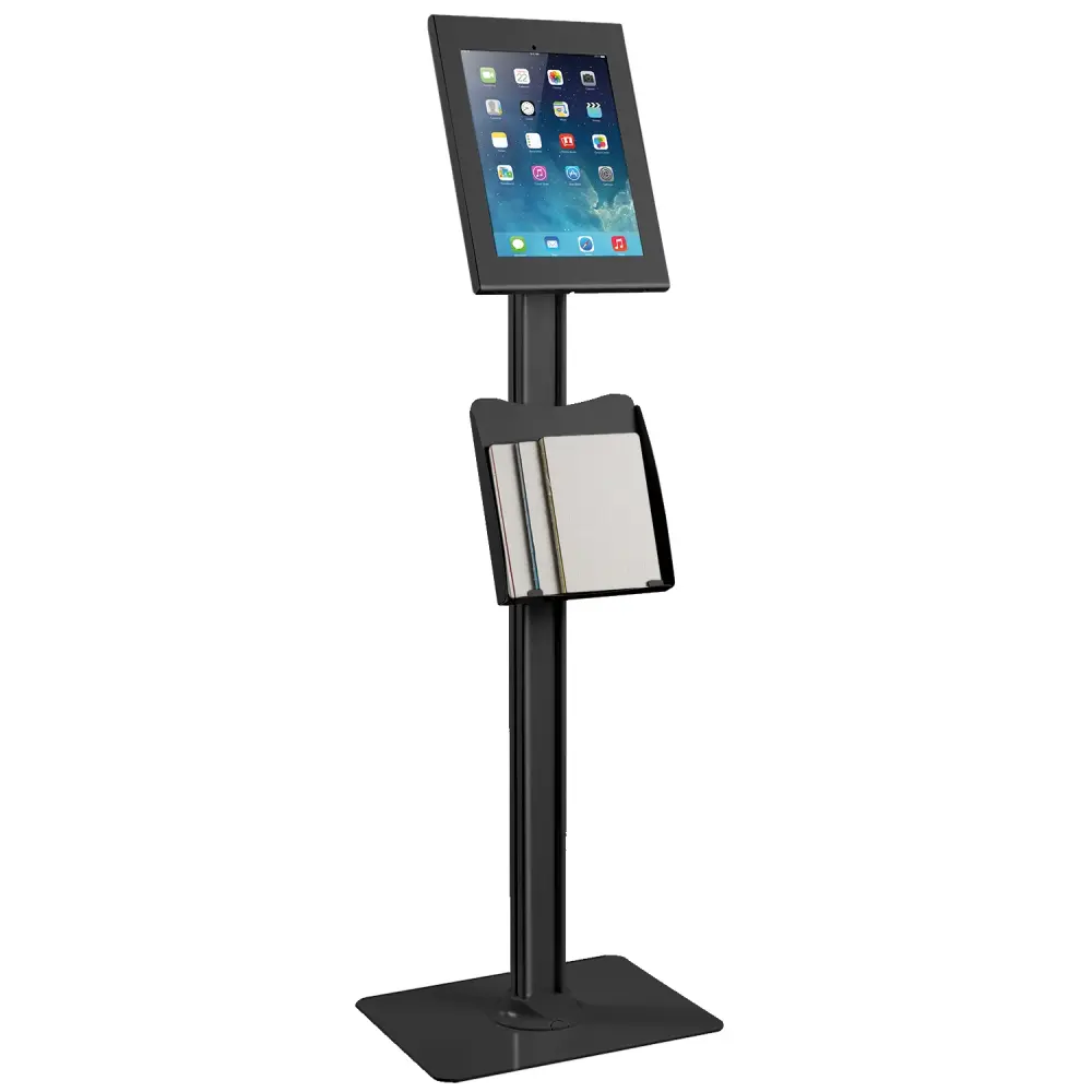 Maclean MC-867B Anti Theft Tablet Stand Kiosk Floor Install Lock System iPad Pro (Gen 3) 12.9"