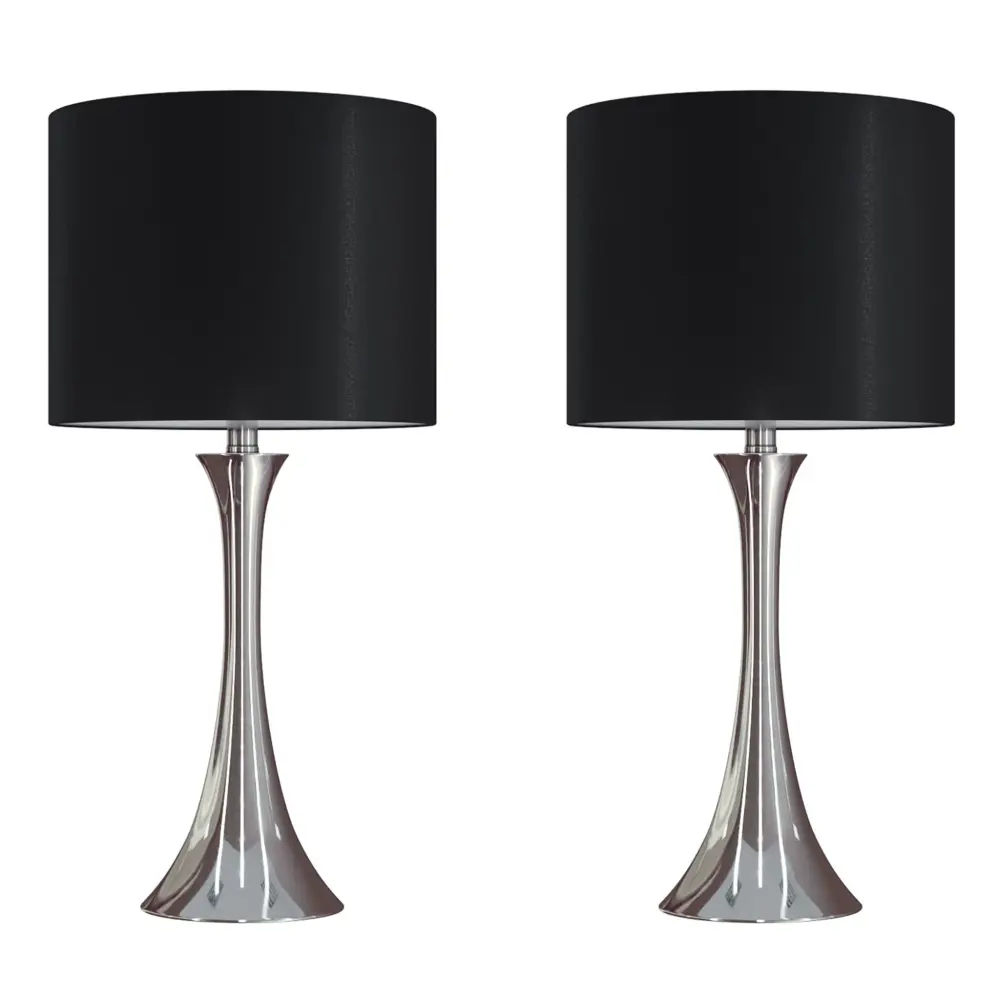 Lenuxe - Contemporary Cutting-edge Design Table Lamp (Set 2) : Edison Bulb Style