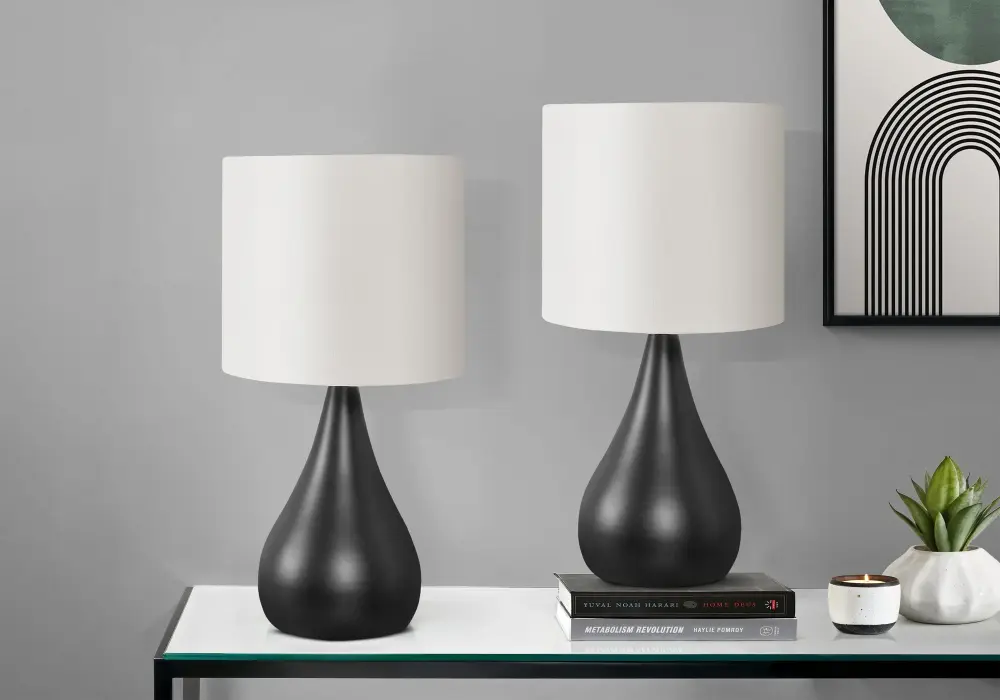 Lighting, Table Lamp, Contemporary place 2) - Black
