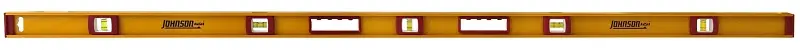 Johnson 1233-7200 I-Beam Level, 72 L, 5-Vial, Non-Magnetic, Aircraft-grade