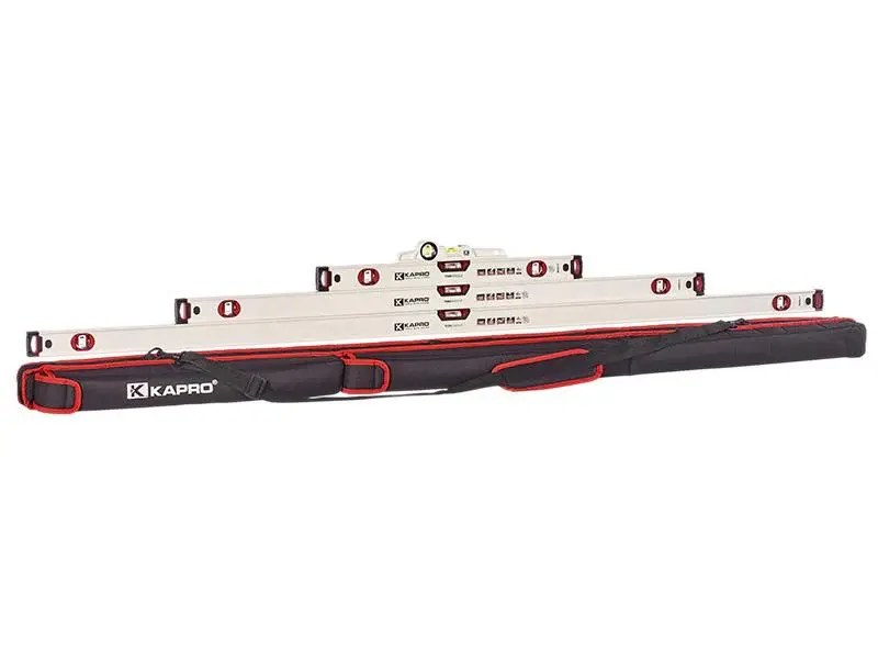 Kapro 705 Eagle Optivision Cherry Box Level Set, 4 Piece