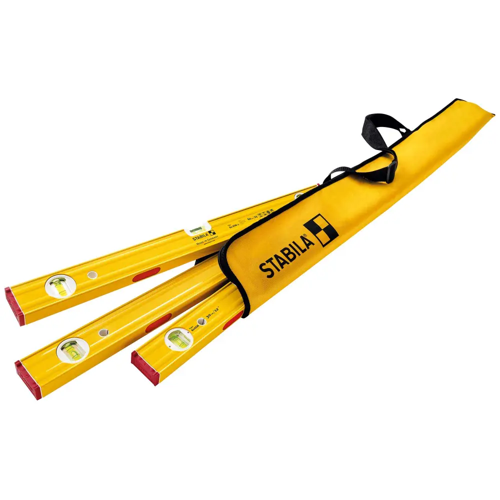 Set 3 PRO Type 80 ASM Magnetic Levels Carrying Pouch, 48'' / 24'' / 12''