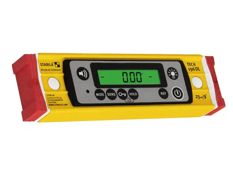 Stabila TECH 196 DL Lcd Spirit Level 23cm
