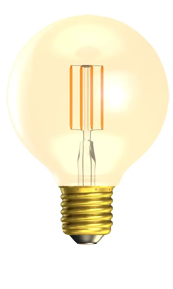 Bell Lighting LED Dimming Classic Filament Globe 80mm 4W E27 Gold 2000K