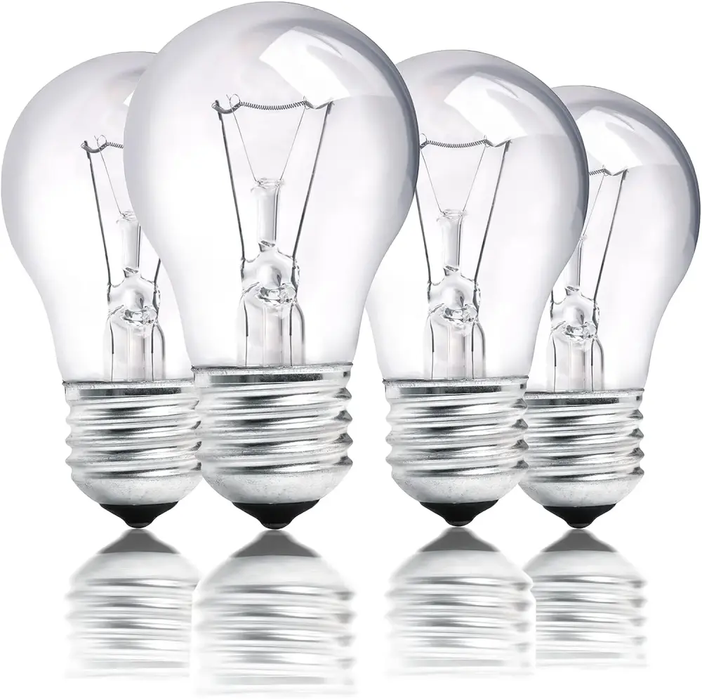 YTE Oven Light Bulbs 40W - Refrigerator Airy Bulb Damp Location Rated