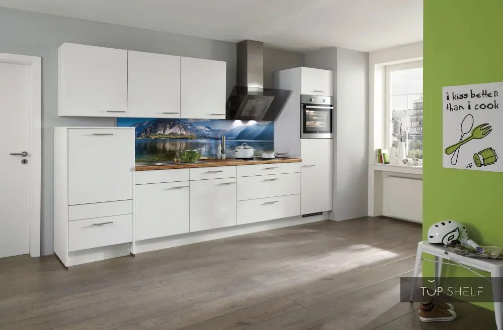 nobilia kitchen Laser 427 Alpine ivory 561 Decor Fjord 330 cm