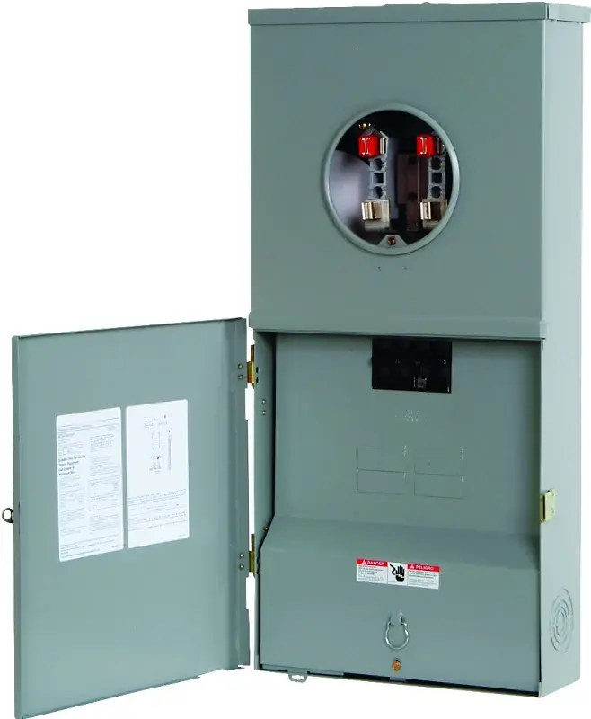 Siemens MC0408B1200T Series Meter Combination Load Center, Ring Cover/Lid, 200 , 4-Space, 4-Jaw, 8-Circuit