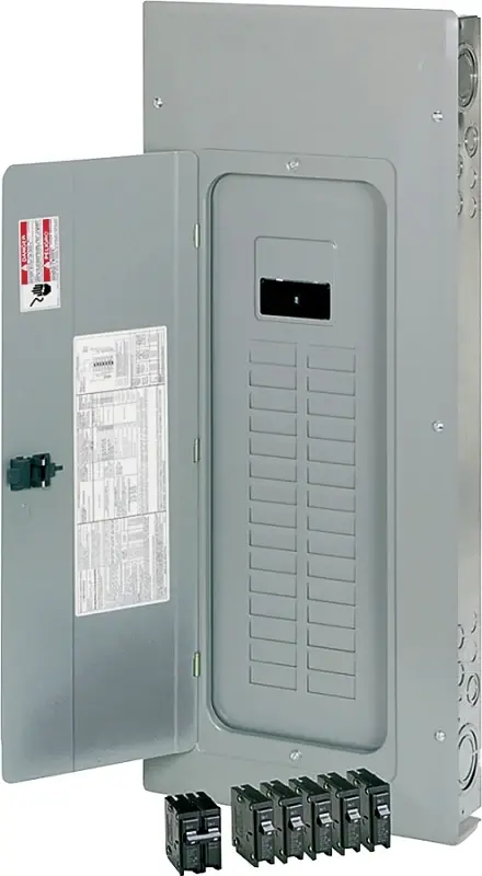 Eaton BRP30B200V25 Load Center, 1-Pole, 200 , 30-Space, 60-Circuit, Key Breaker, Plug-On Neutral, Type BR
