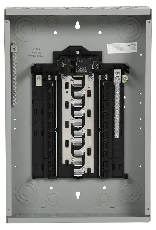 Siemens SN SN2020B1100 Assembled Load Center, 100 , 20 -Space, 20 -Circuit, Main Breaker, Plug-On Neutral, Slate
