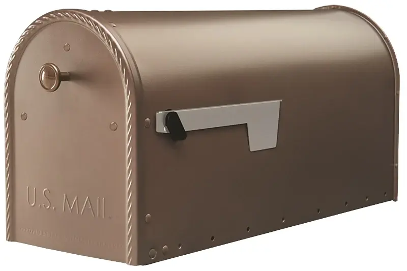 Gibraltar Mailboxes Edwards EM160VB0 Series Mailbox, Venetian Copper-brown, 1475 cu- Capacity, Steel, Powder-Coated