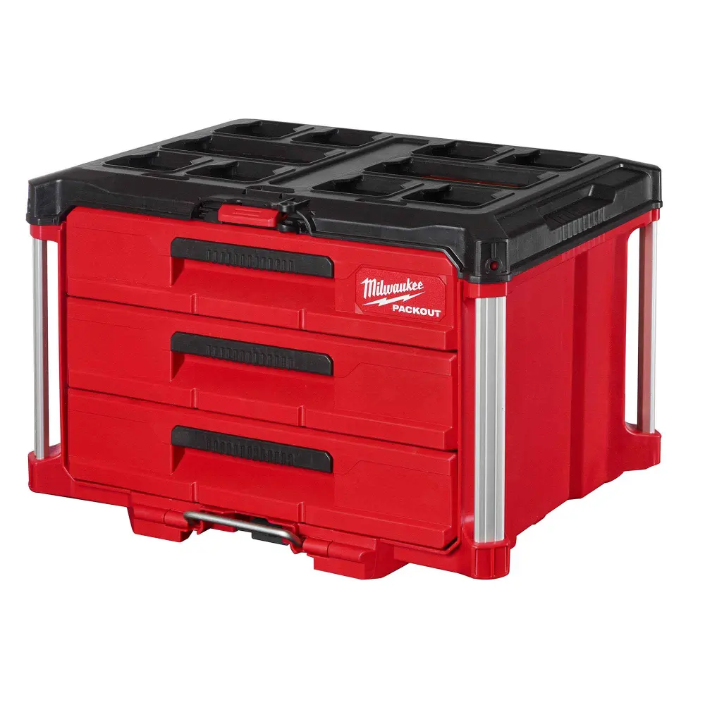 Packout 3-Drawer Tool Box, 16.3" x 22.2" x 14.3"