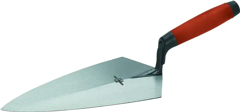 Marshalltown 19 11FG Brick Trowel, 11 L Blade, 5-1/2 W Blade, Metal Blade, DuraSoft Handle