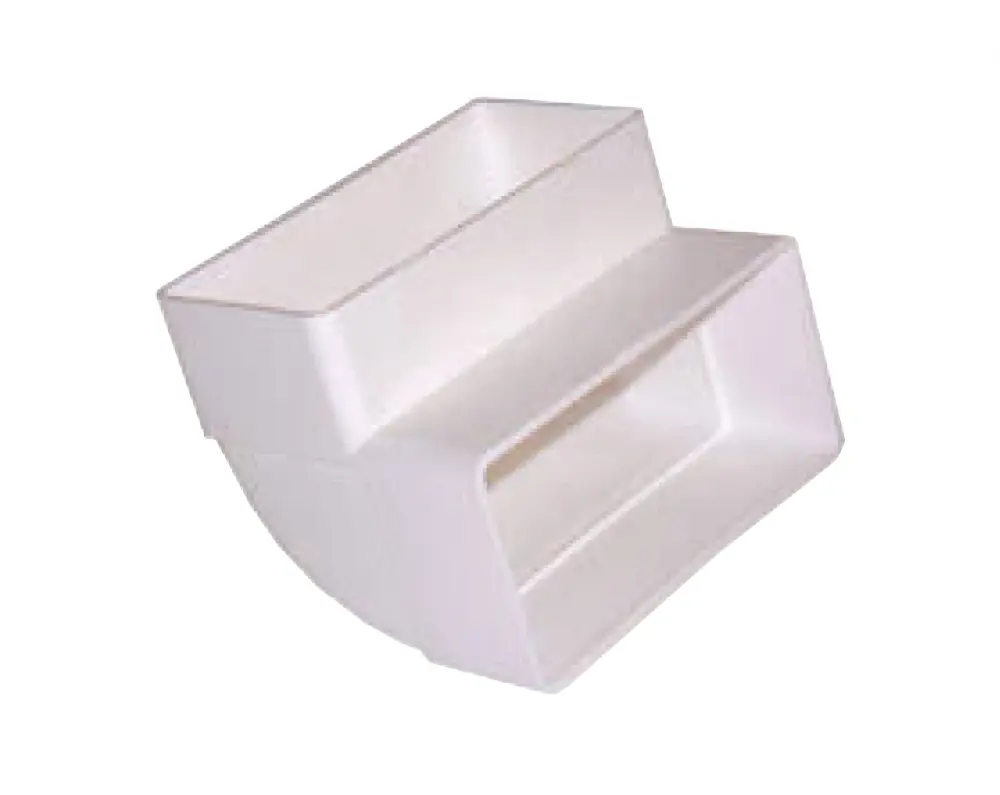 Airvent Flat Ducting - 204 X 60mm Vertical 90 Degrees Bend