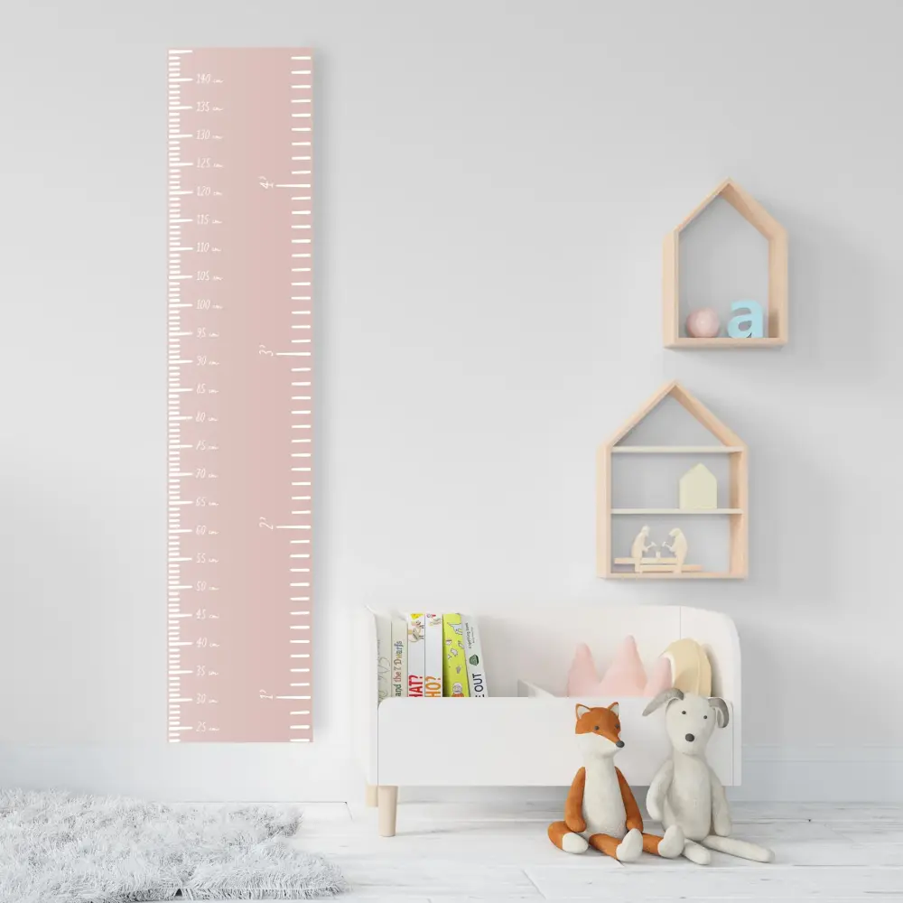 FRENCH Lux Up-to-date Growth Chart - Pink