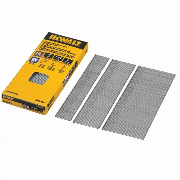 DeWalt 18 Gauge Brad Nail Pack, DWBN18PP
