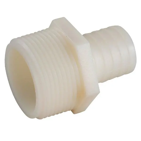 Anderson Metals 1/4 Inch Barb x 1/8 Inch MIP Nylon Connector, 10 per case, 53701-0402