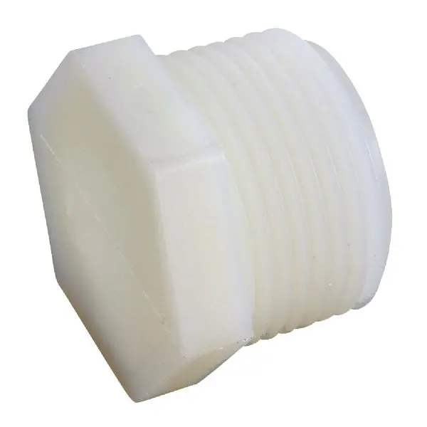 Anderson Metals 1/2 Inch Nylon Hex Plug, 5 per case, 53621-08