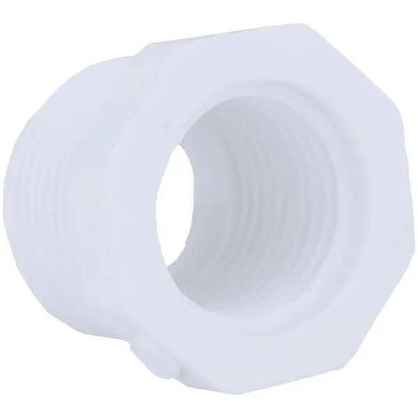 Charlotte Advanced Pipe 2 Inch MPT x 1 Inch FPT Schedule 40 PVC Bushing, PVC 02112 3600HA Charlotte Pipe