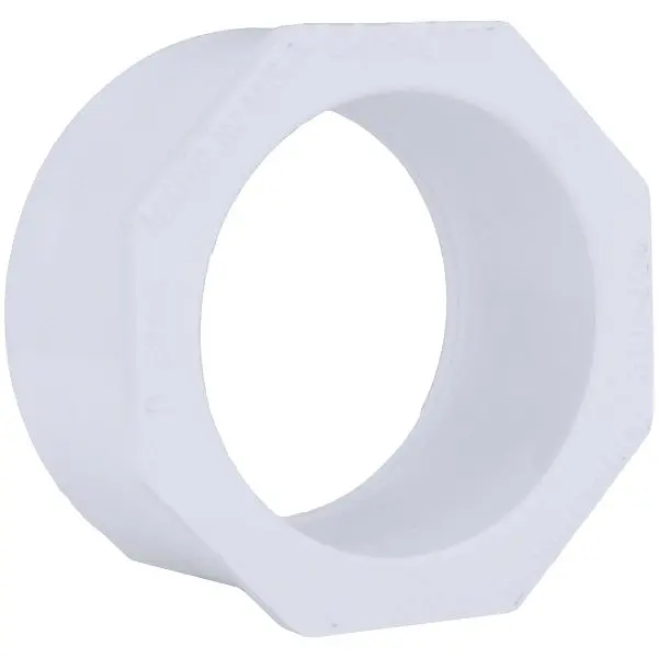 Charlotte Pipe 4 Inch SPG x 3 Inch Slip Schedule 40 PVC Bushing, PVC 02107 4400HA