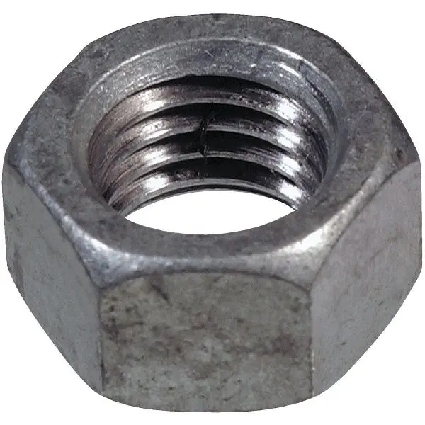 HILLMAN 3/8 Inch 16 tpi Grade 2 Stainless Steel Hex Nuts, 100 pieces, 829304