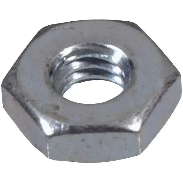 HILLMAN 1/4 Inch 20 tpi Grade 2 Zinc Hex Machine Screw Nut, 100 pieces, 140030