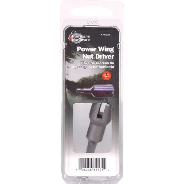 HILLMAN Modular 1/4 Inch Wing Wing Nut Driver, 707322