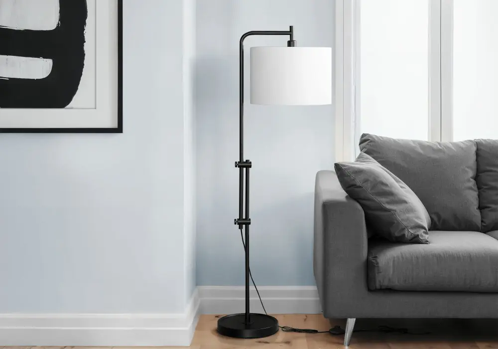 Lighting, Metallic Floor Lamp