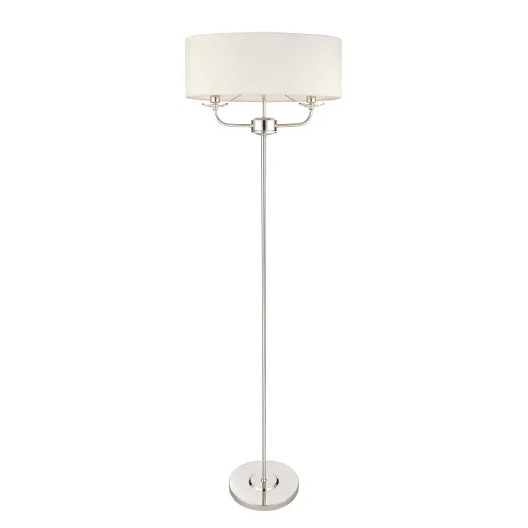 Nyla Floor Lamp - Vivid Nickel