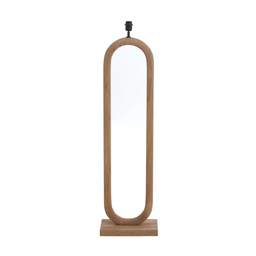 Paceco Wooden Floor Lamp - Natural