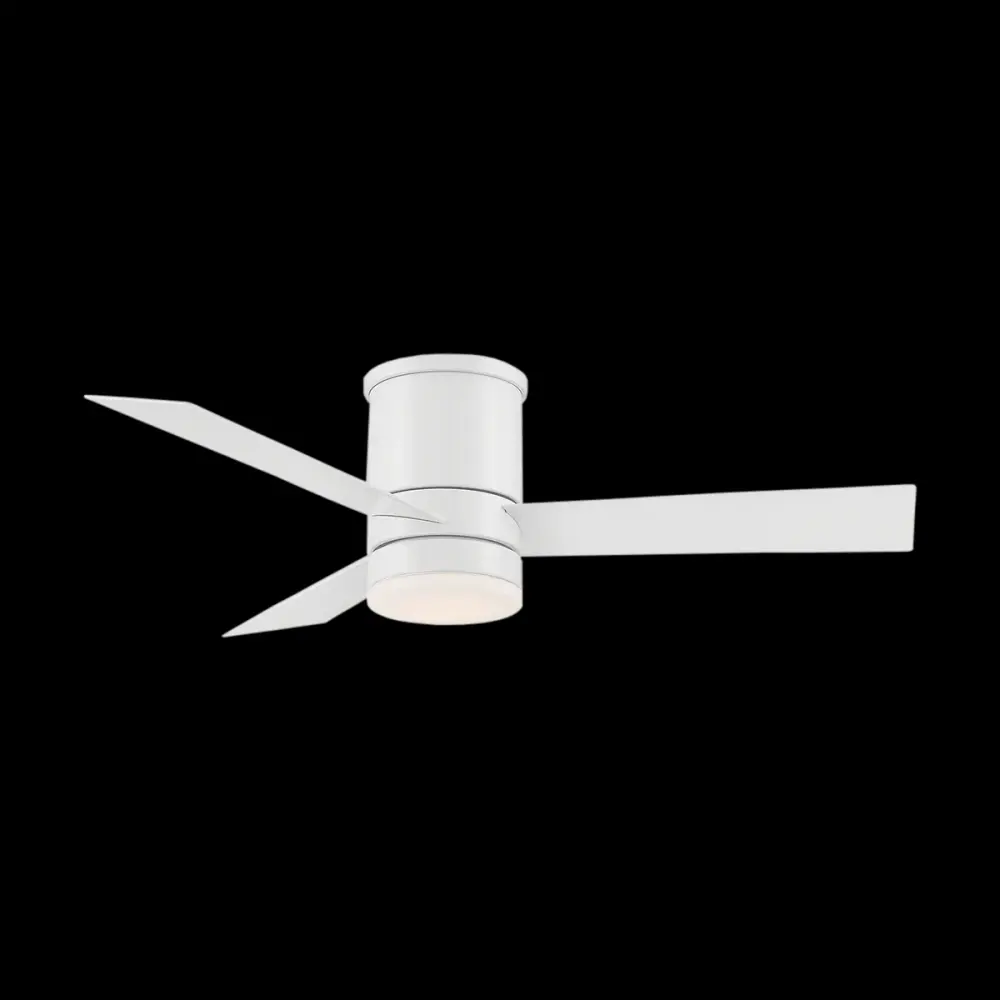 44 inch Axis Flush Ceiling Fan - Matte Snow