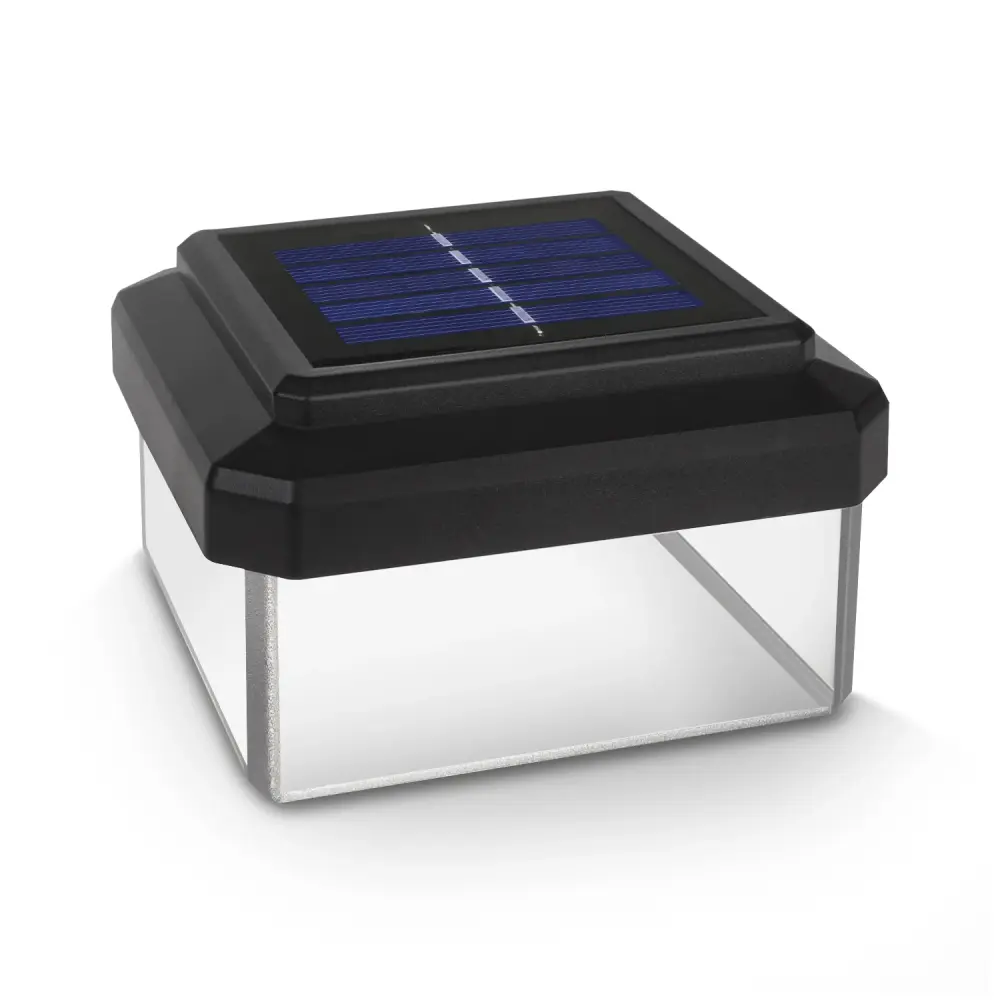 GreenBlue GB128 LED Fence Post Solar Lamp 100*100 Dusk Sensor