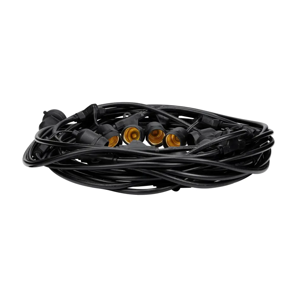 Pro Retro Outdoor String Light - 50 Feet 15 Sockets