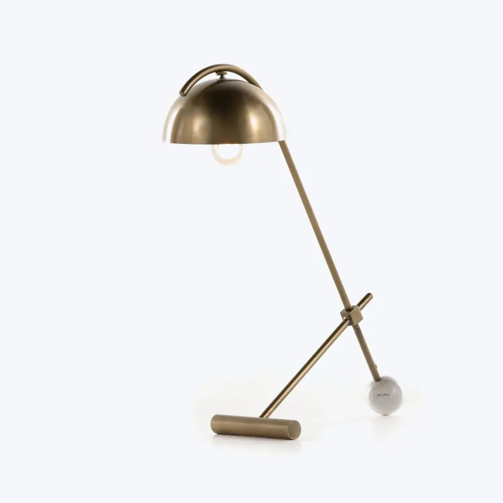 Brass Linear Table Lamp