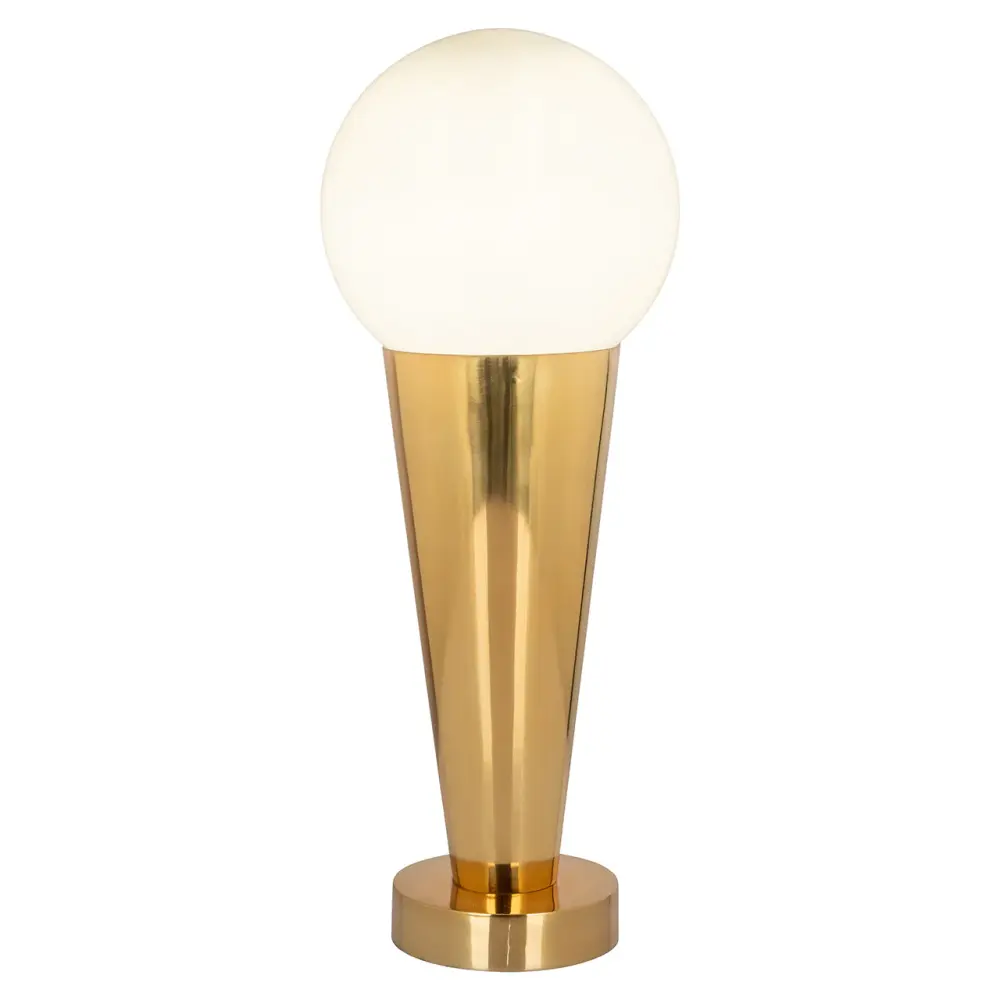 Cone Table Lamp - Gilded