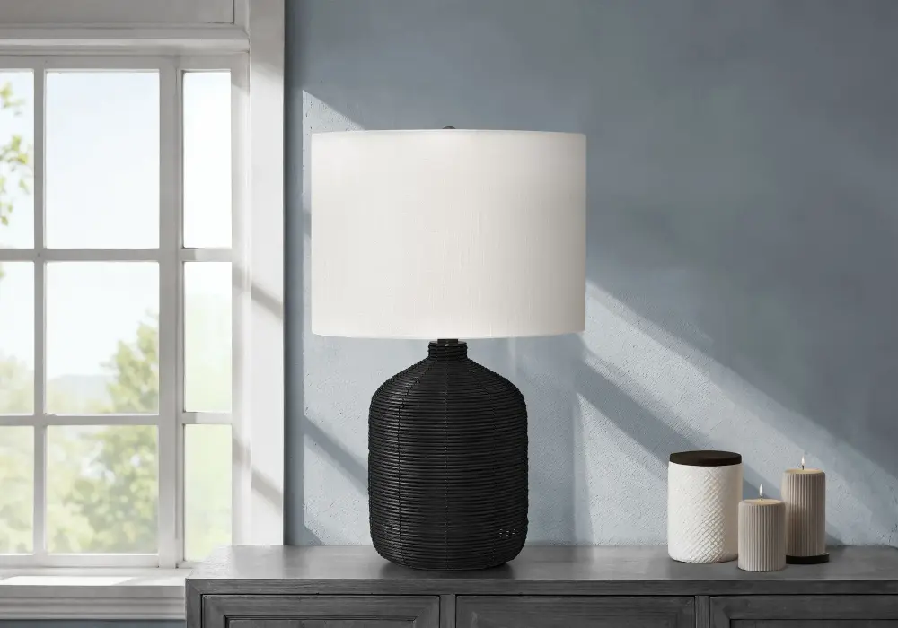 Lighting, Table Lamp, Rattan, Cutting-edge