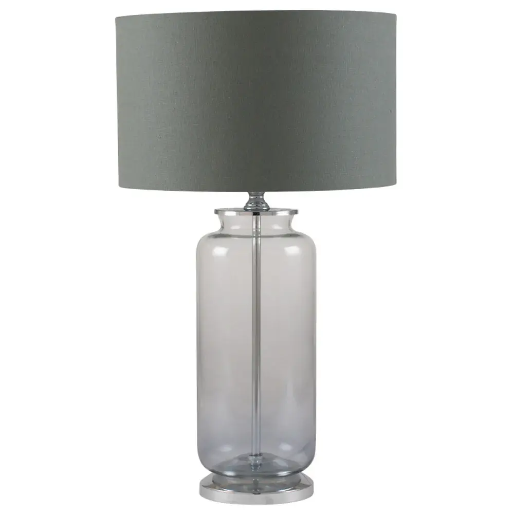 Olvia's Venice Table Lamp - Grey Color fade