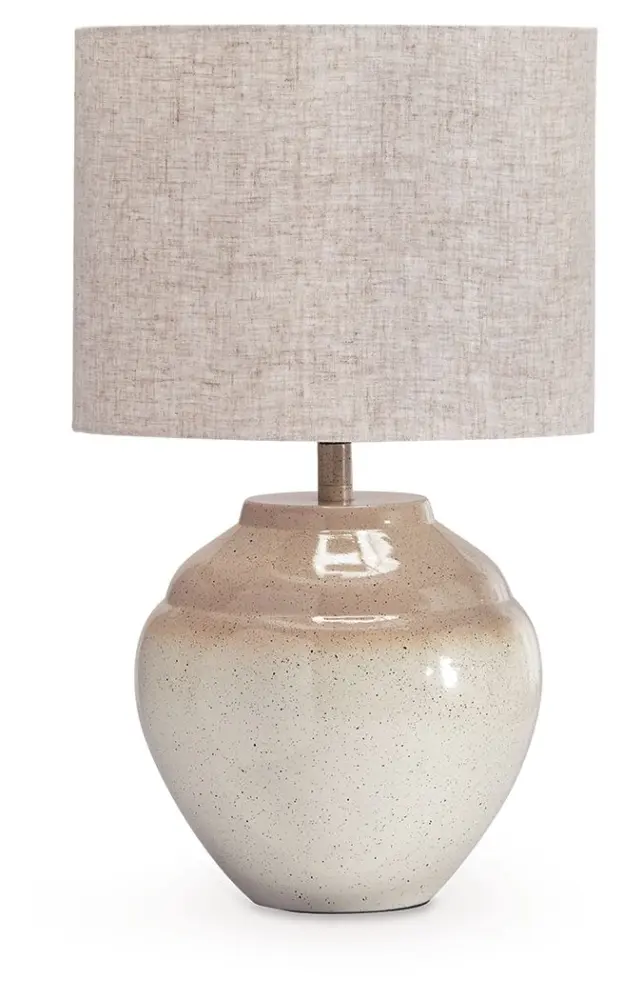 Waldish - Alloy Table Lamp - Cream / Beige