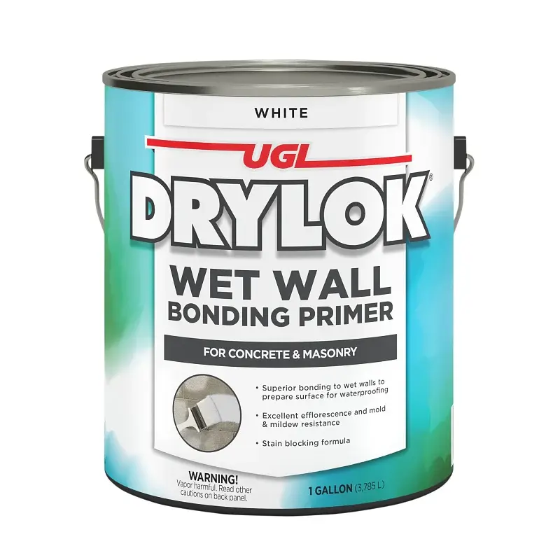 Drylok 25513 Wet Wall Bonding Primer, Satin, White, 1 gal