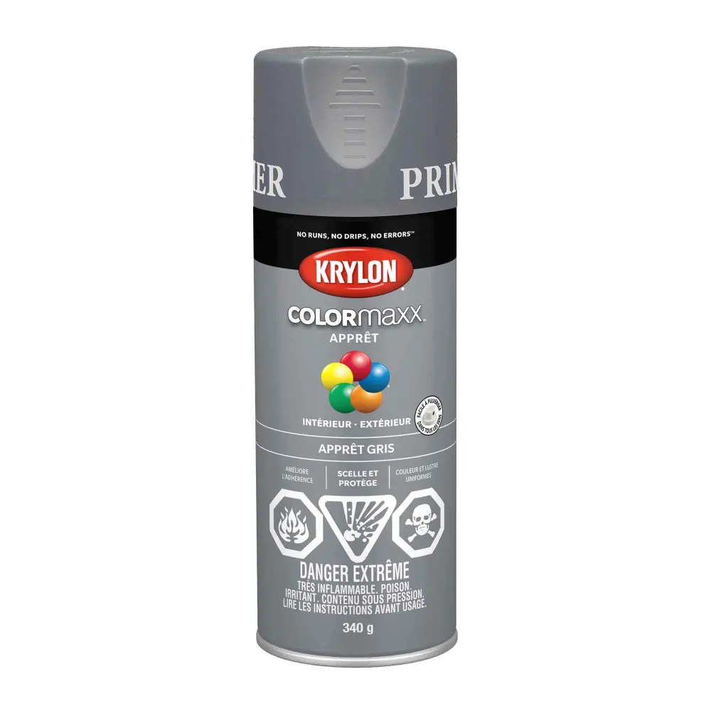 Krylon COLORMAXX Paint + Primer Pewter Primer 340 g