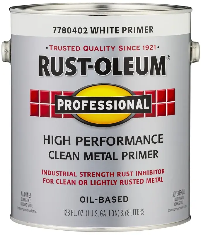 Rust-Oleum 7780402 Primer, Flat, Ivory, 1 gal Pail