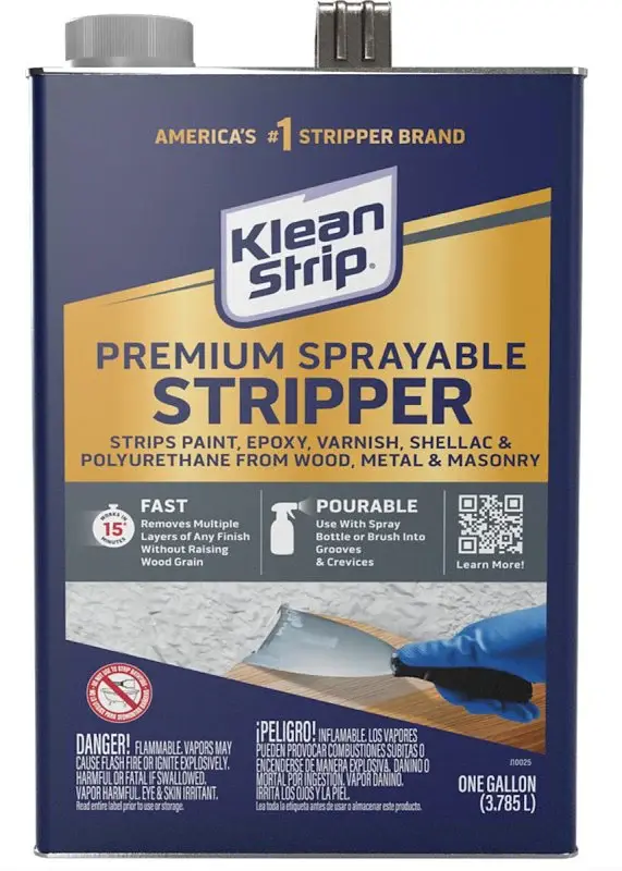 Klean Strip GKWL962 Paint and Varnish Stripper, 1 gal, Can, Liquid Trim Work