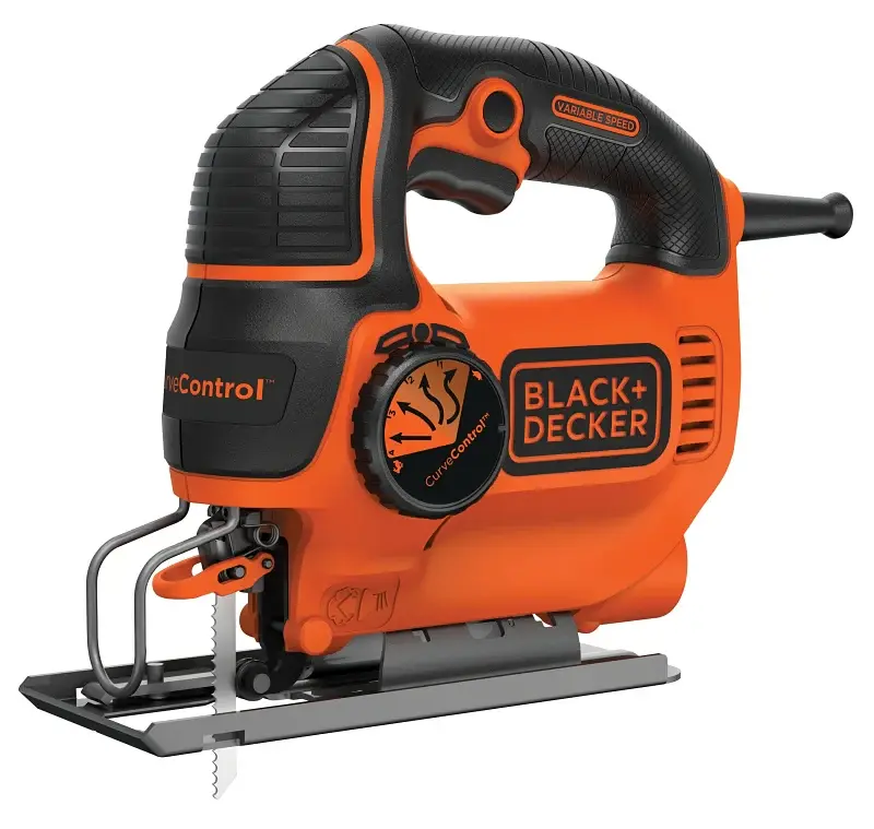 Black+Decker BDEJS600C Jig Saw, 5 , 3/4 L Stroke, 3000 spm, Incorporates: (1) Jig Saw Blade