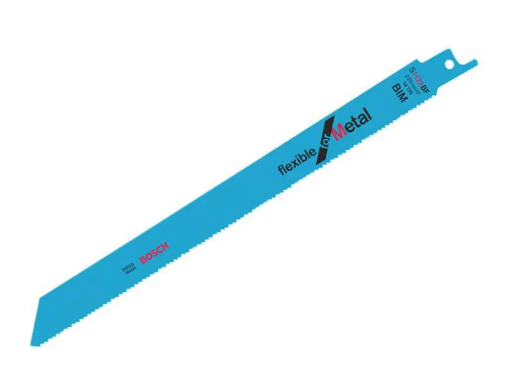 Bosch Powertool Accessories S 1122 Bf Flexible Steel Reciprocating Saw Blade 225Mm 14 Tpi (Pack 5)