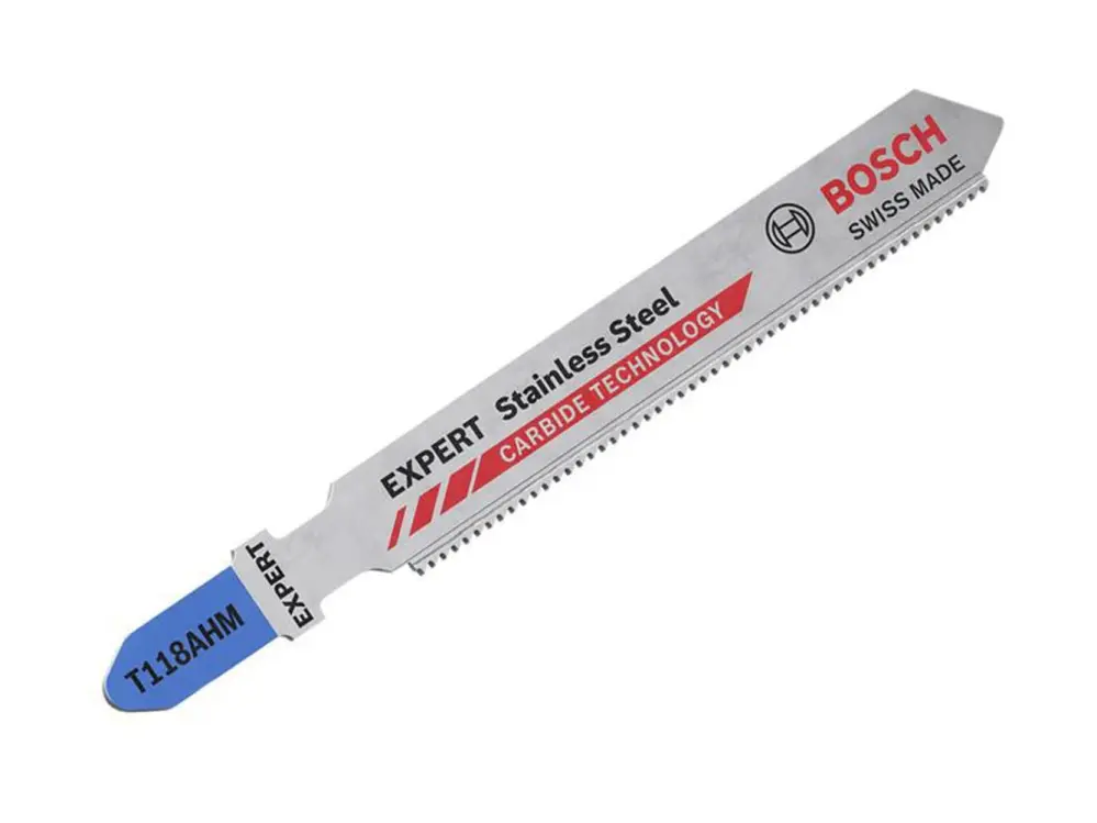 Bosch Powertool Accessories Expert Stainless Alloy T118 Ahm Jigsaw Blade 83Mm Pack 3