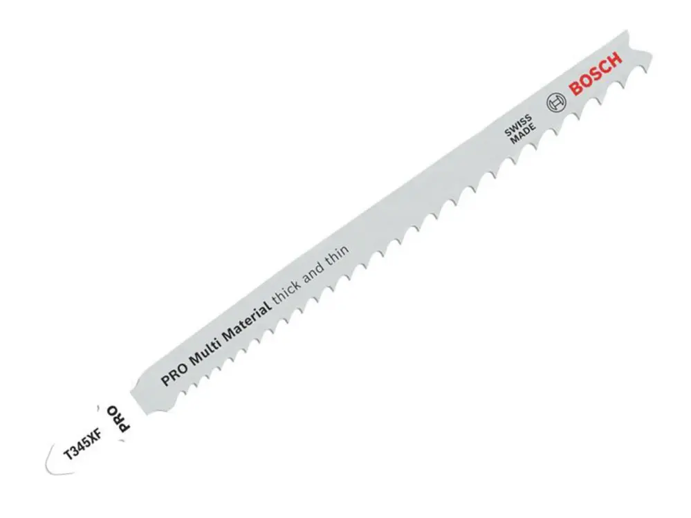 Bosch Powertool Accessories Pro Several Material T345xf Jigsaw Blade 132Mm Pack 5